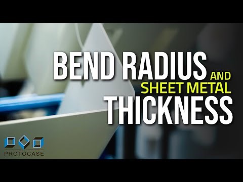 Proto Tech Tip - Understanding How Bend Radius Relates to Material Thickness for Sheet Metal