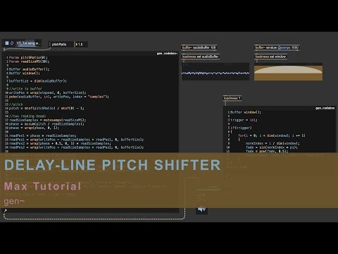 Delay Line Pitch Shifter - MAX TUTORIAL