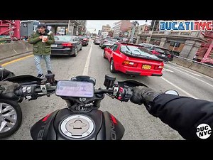 Motorcycle vs Congestion Pricing NYC - Brooklyn to Manhattan to New Jersey Ride