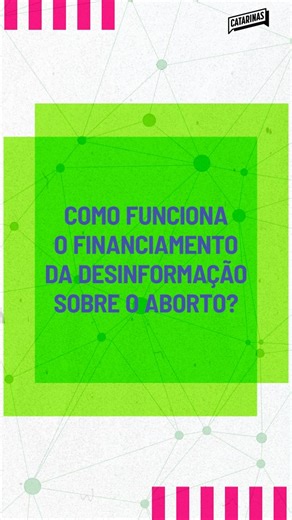 Catarinas on Instagram: "Você já percebeu que a desinformação sobre o aborto se espalha tão rápido nas redes? Quem financia essas campanhas e quais são seus interesses? Carolline Sardá apresenta resultados do estudo “'Temos que dar um basta': a campanha multiplataforma em 2023 contra a ADPF 442 e o direito ao aborto no Brasil”, realizado pelo NetLab/UFRJ. A pesquisa revela como grupos conservadores investem em estratégias coordenadas para manipular o debate público e barrar avanços nos direitos