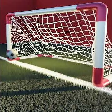 3D animated football goal simulation.
