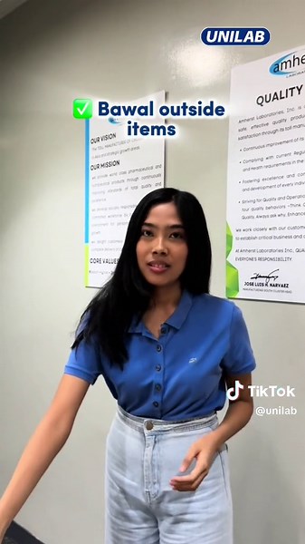 Spend the day with KC as our intern at Amherst— Unilab’s Manufacturing Facility.​ #manufacturing #medicines #unilab #tour #AlagangUnilabYan #AlagangDekalidad
