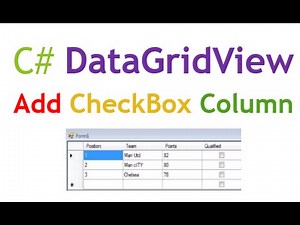C# DataGridView : Add CheckBoxes In Columns