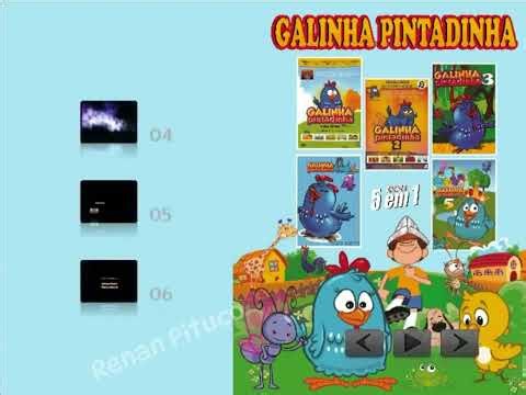 Menu Dvd galinha pintadinha 5 em 1 versão coleção carneiro créditos:‪@Sarahgomes0‬