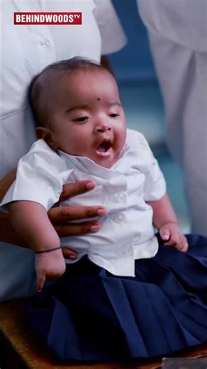 அட 😍 லட்டு குட்டிஸ் ரெண்டும் School Dress-ல செம Cute 🥰❤️‍🔥 Cute Video