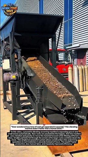 INSANE Rock Sorting Machine! Watch Tons of Gravel Instantly Separated #shorts #machines #usa