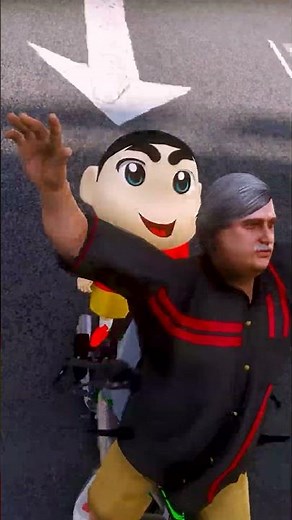 Shinchan CRASHES Franklin’s Superbike! 😂🔥 GTA 5 Malayalam Comedy