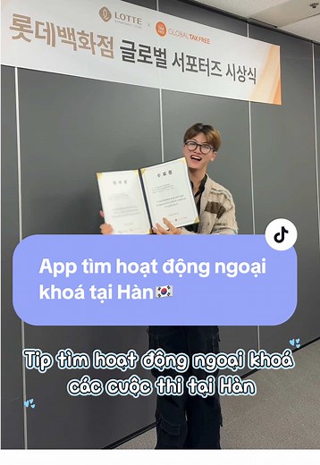 Tìm Hoạt Động Ngoại Khóa Tại Hàn Quốc