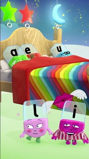 🎶 Sing-A-Long Lullaby with Alphablock L 🌙 | Learn to Read | Learningblocks