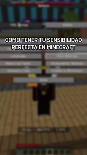 COMO TENER SU SENSIBILIDAD PERFECTA PARA MINECRAFT #boxpvp #minecraftboxpvp #boxpvpminecraft #sensibilidad #mouse #fyp #spacemc