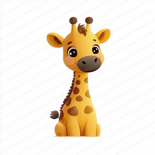 12 Giraffe Clipart | Cute Giraffes | Printable Watercolor Clipart | High Quality Jpgs | Digital Download | Paper Craft | Junk Journals - Etsy