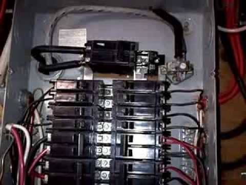 Deteriorated old 100 Amp CEB Breaker Panel
