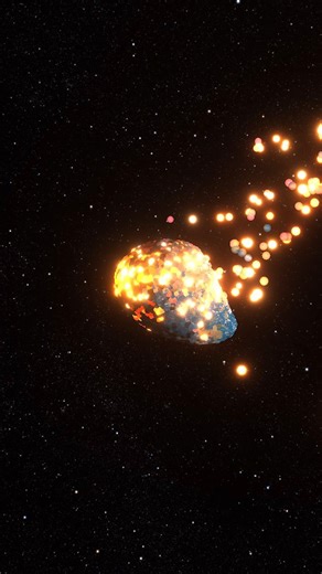 Mercury crashes into Earth transforming both planets into a ball of magma. Made using SpaceSim. | Cosmoknowledge