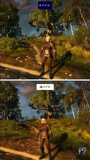 The Witcher 3 PS4 FAT VS PS5