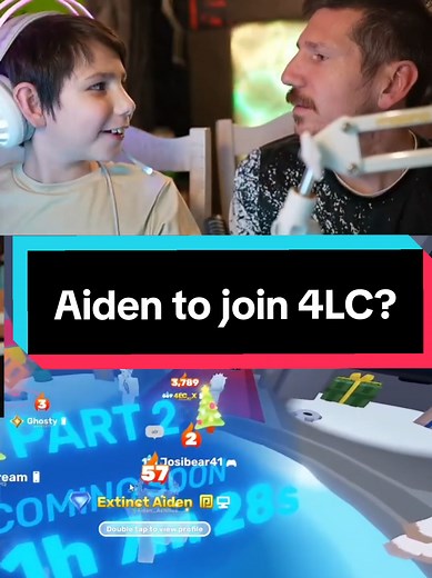 Aiden Tries to Join 4LC Clan in Roblox Rivals Skit