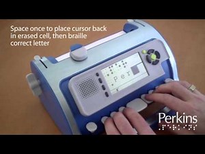 SMART Brailler: Erase mistakes