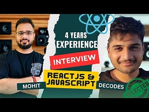 Frontend Developer Interview | 4 Years Experience | React and JavaScript
