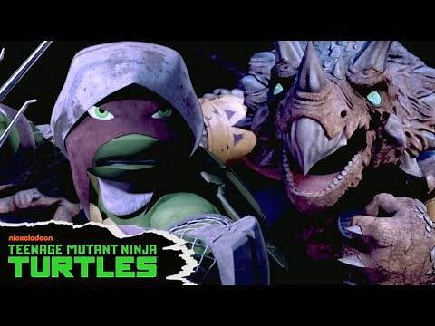 Raph TAMES the Dinosaur Man to Destruct Mutators! 🦏 | Full Scene | Teenage Mutant Ninja Turtles