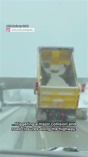 Instant chaos on the road 🚚😱