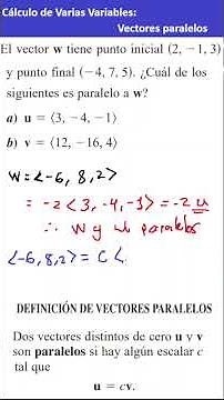 Parallel vectors #mathematics #vectorcalculus