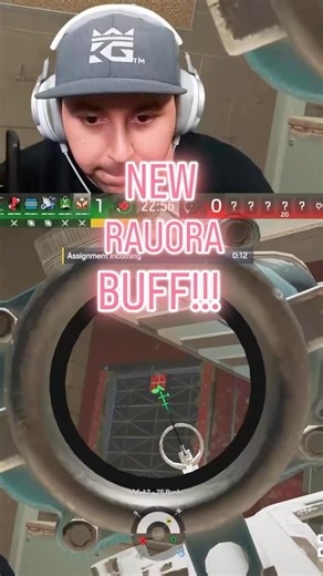 NEW RAUORA BUFF!!! #rainbowsixsiege #rainbowsix #r6 #r6s #gaming