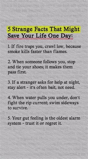 Life-Saving Facts You Were Never Taught — Remember These #shorts #facts #viralshorts