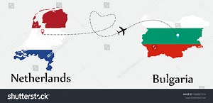 Airplane Transport Netherlands Bulgaria Concept Good Stock Vector (Royalty Free) 1968801514 | Shutterstock