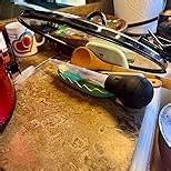 2 Pack Lid and Spoon Rest for Kitchen Counter, Cooking Ladle/Spatula/Spoon Holder for Stove Top, Utensil Rest with Pot Lid Holder for Countertop, Kitchen Gadget Rack, Christmas Cooking Accessories