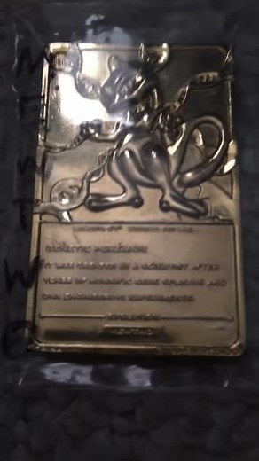 My Golden Mewtwo Card💯