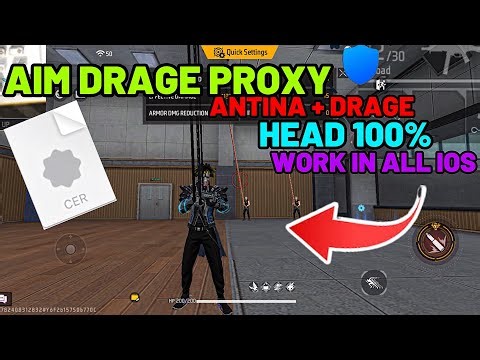 FREE FIRE AIMDRAGE PROXY 👺ANTIBAN ANTIBLACKLIEST SAFE 1000% WORK ALL IOS 14 TO 26.2🔥HEAD 100%