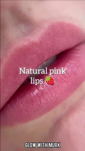 how to get naturall pink lips👄 at home