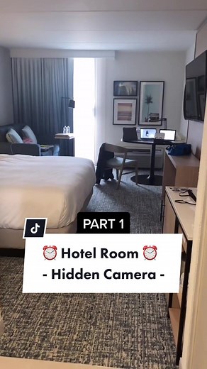 Hidden Camera in Hotel Room 👀#hiddencamera #privacy #safety #learnontiktok #hightech #hotel #techtok