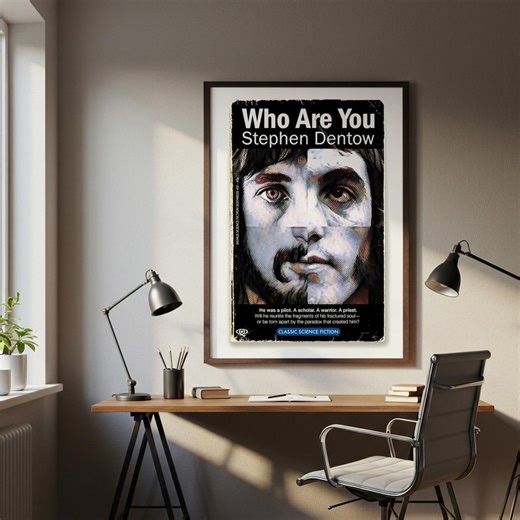 Who Are You Book Cover | Retro Pulp Sci Fi Who Wall Art - Etsy UK