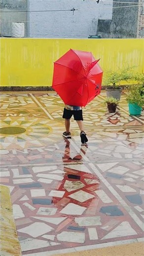 😍 Kanav Ki New Umbrella Testing 🌧️☔