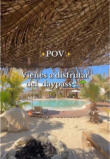 Este verano, Ven a disfrutar de nuestro daypass a precio especial! 🌊🌴✨🌵 De 10 am a 6 pm! #bajanomadshotel #glamping #hotels #pescadero #bajacaliforniasur #todossantos #foryoupage #hoteles #nomads