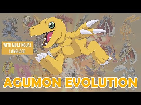 AGUMON EVOLUTION LINE AND STORY (COMPLETE)