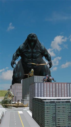 🔥 Jurassic World vs. Monsterverse #godzilla #trex