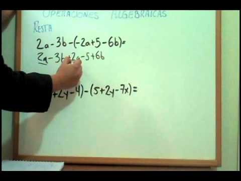 Operaciones Algebraicas: Suma, Resta, Multiplicacion y Division.