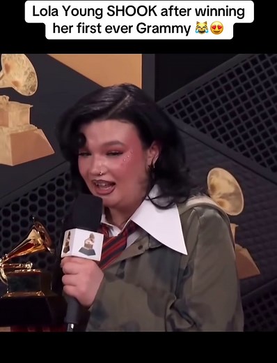 Lola Young Celebrates Her First Grammy Win