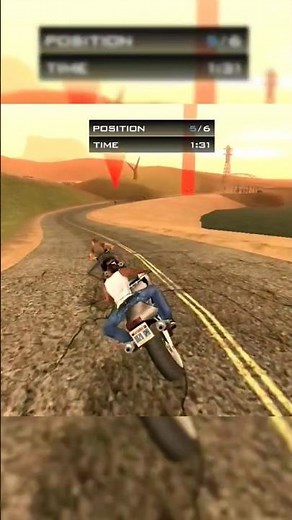 Bike Race in GTA San Andreas #gtasanandreas #gtasa #shorts