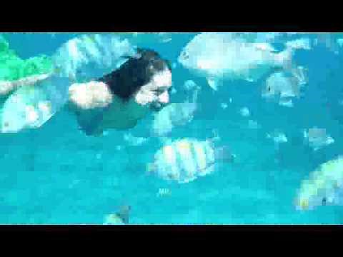 Slaughter Your world Lip Sync Underwater, real mermaid swimming