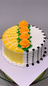 178K views · 2.2K reactions | Birthday Cake Design With Chocolate and Flower Rose | So Easy | Facebook