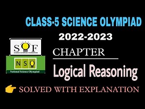 Class 5 NSO SOLVED ANSWERS WITH EXPLANATION| SOF | Sample paper (2022-2023)|@Vedh Academy