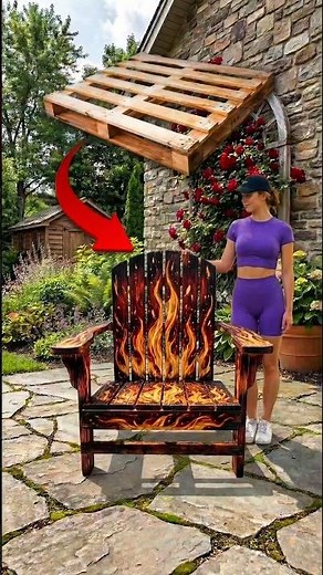 I Build an Amazing Chair from Old Pallets!🤯