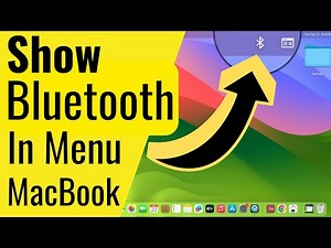 How to Show Bluetooth icon in Taskbar Mac - Menu Bar (macOS Sonoma)