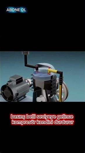 Hava Kompresörü Mantığı: Basit Ama Zekice #sanayi