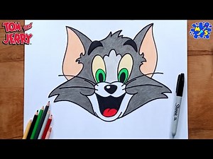 How to Draw Tom Cat || Tom and Jerry
