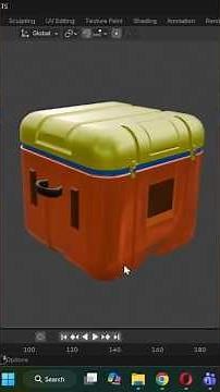 Easy Sci-Fi Crate 📦 Modeling for Beginners in 1 minute | Blender3D #blender #tutorial #scifi #shorts