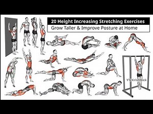 20 Height Increasing Stretching Exercises | Grow Taller & Improve Posture at Home