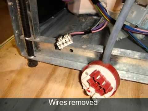 How to replace a pressure switch on a dishwasher. Ariston, Hotpoint, Indesit